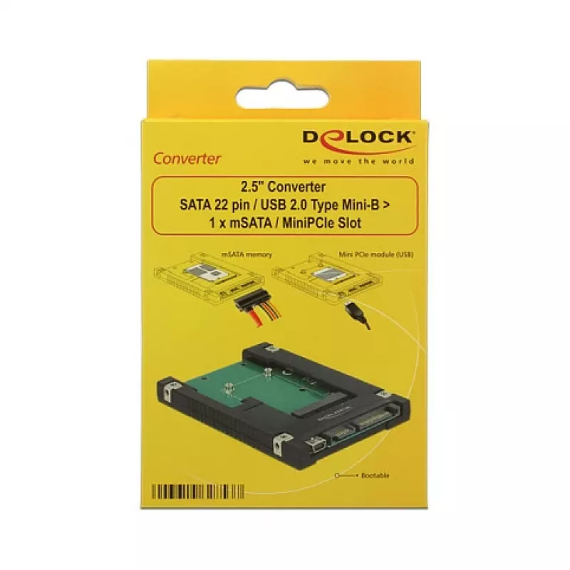 Wewnętrzny adapter SATA USB 2.0 DeLOCK 62853