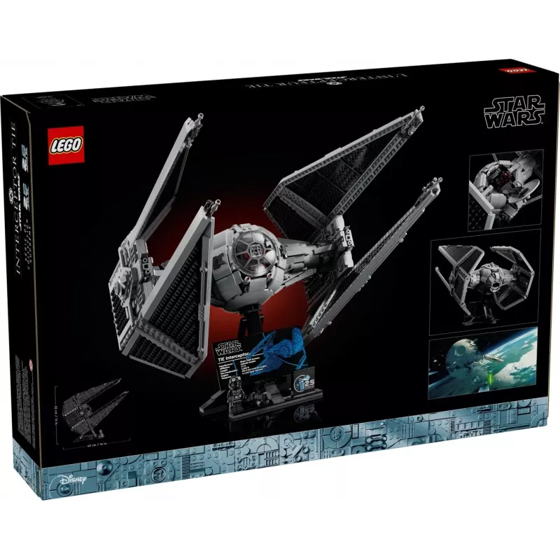 LEGO Star Wars Tie Interceptor model 75382 — szczegółowa konstrukcja myśliwca, 1931 szt., 18+