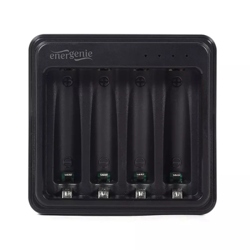 Ładowarka do akumulatorów Gembird BC-USB-03 USB Kompatybilna AA AAA Czarna