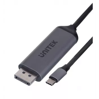 ADAPTER UNITEK USB-C, DISPLAYPORT 1.4, 8K@60HZ, 1,8M, V1423C