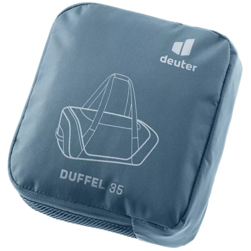 Torba sportowa DEUTER Duffel 35 atlantic-ink — pojemność 35 l, wodoodporne dno, uchwyty do przenoszenia