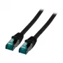 EFB-Elektronik Kabel krosowy RJ45 kat.6A S/FTP LSZH czarny 5m Producent: EFB Elektronik (MK6001.5B)