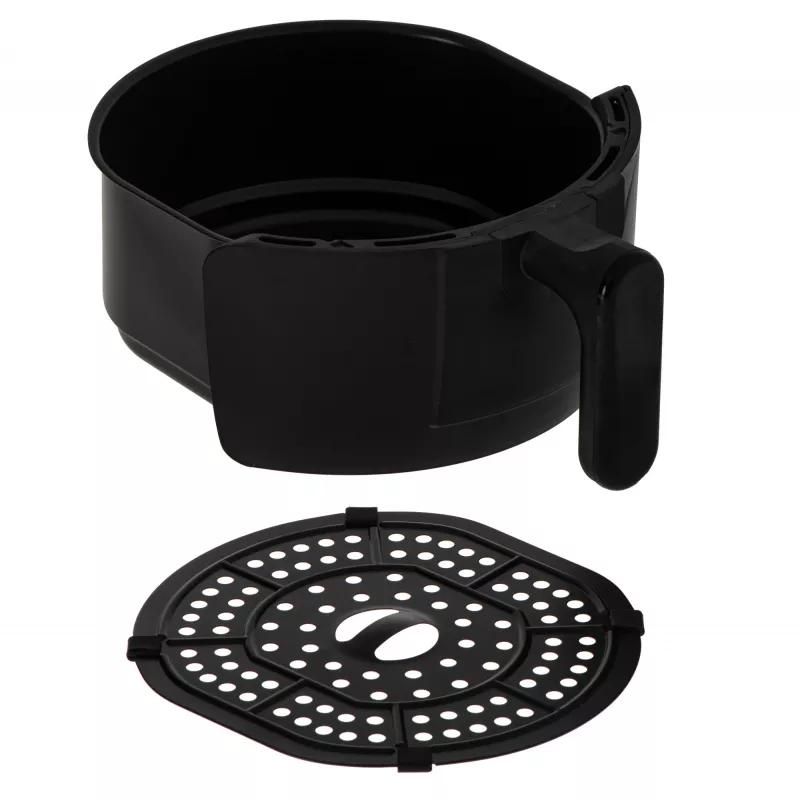 Gorąc powietrzny frytkownica Adler AD 6312 — 2,5 L, 1600 W, czarna, 80–200°C, timer 60 min