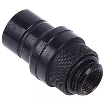 Fitting Alphacool 17440 — mosiężna złączka do chłodzenia komputera, czarna, 32×86×32 mm