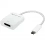 Adapater USB, wtyczka USB-C > gniazdo DisplayPort (Biały, 11 cm)