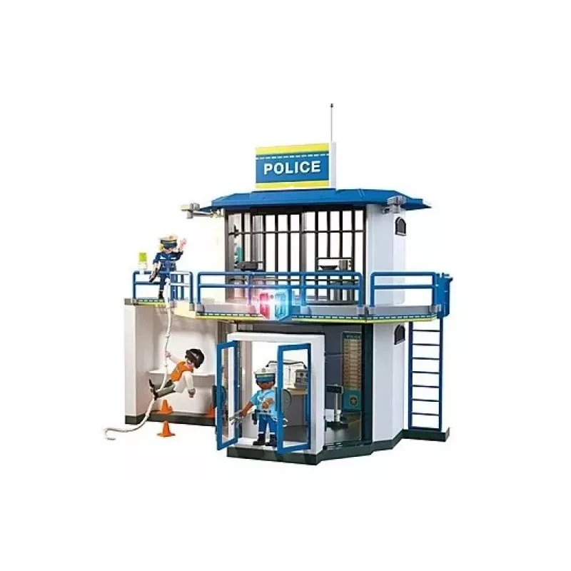 Playmobil Action Heroes 71874 Posterunek Policji z Pokojem Przesłuchań