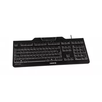 CHERRY KC 1000 SC klawiatura USB QWERTZ szwajcarski czarny