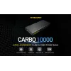 Przenośny powerbank Nitecore CARBO 10000 — litowo-jonowy 10000 mAh, 38 W PD, USB-A + USB-C, szary