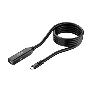 Przedłużacz Unitek U1335ABK01 USB-C męski na żeński, 10 Gb/s, 5 m, czarny