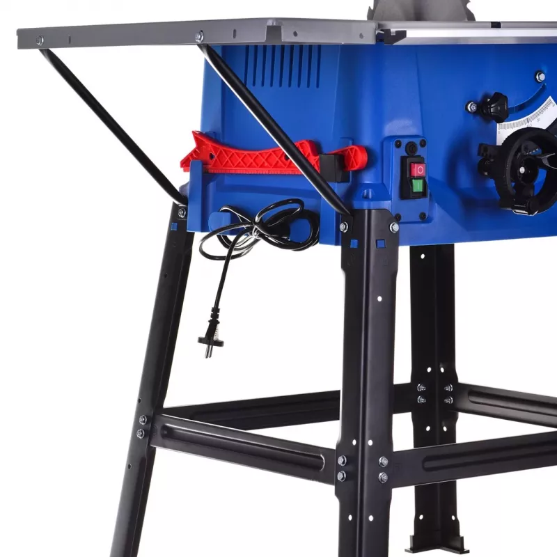 Piła stołowa Scheppach HS100S Special Edition — 2000 W, tarcza 250 mm, głębokość cięcia 85 mm, kąt ukosu 0–45°, składana podstawa