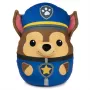 PAW Patrol Chase Squish Plush, Oficjalna Zabawka z Popularnej Kreskówki, Pluszowa Wyciskanka dla Dzieci od 1 Roku Życia, 12”