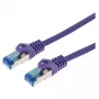 LOGON SSTP Cat5e Kabel sieciowy fioletowy 1 m (TCR55SS010V)