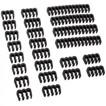 Akasa kabel comb Set - 3mm czarny klips do kabli (Ak-MX293)