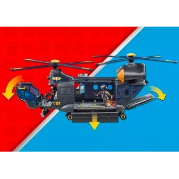 Zestaw zabawkowy Playmobil City Action 71149 z policją i pojazdami