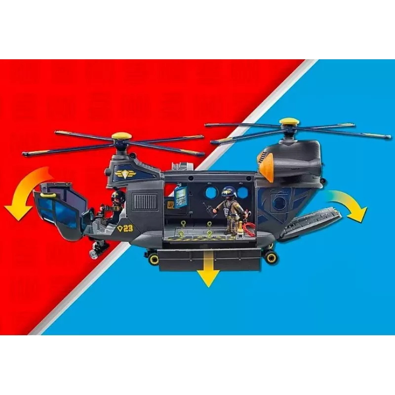 Zestaw zabawkowy Playmobil City Action 71149 z policją i pojazdami