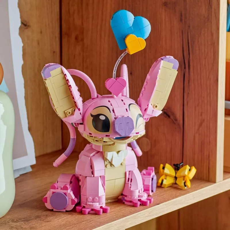 LEGO Disney kolekcjonerska mini konstrukcja Andzia Angel 43257 — 784 elementy, 250 mm wysokości, dla dzieci od 9 lat