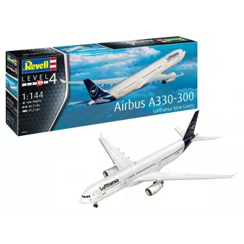 Plastikowy model samolotu REVELL Airbus A330-300 Lufthansa skala 1:144