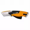 Nóż uniwersalny Fiskars 1062938 czarno-pomarańczowy, nóż z ostrzem żyletkowym