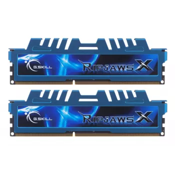 Zestaw pamięci G.Skill 16GB Ripjaws X Dual Channel – niebieski (2x 8GB, DDR3 1600MHz, 1,5 V, F3-1600C9D-16GXM, XMP Ready)