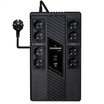 Zasilacz awaryjny TECNOWARE Era Plus Strip 1000, Line-Interactive 1 kVA / 700 W, 8 gniazd typu F, akumulator VRLA, 4,4 kg