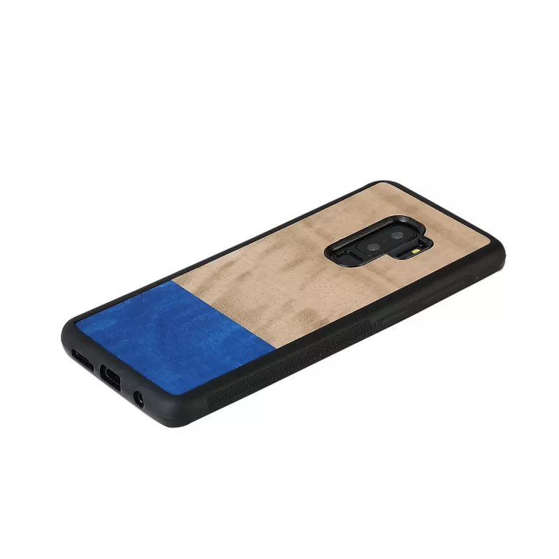 Etui na smartfona man and wood do Galaxy S9 Plus — dove Czarny