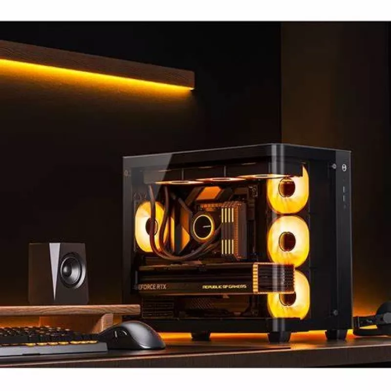 Obudowa komputerowa Jonsbo TK-3 ATX Czarna