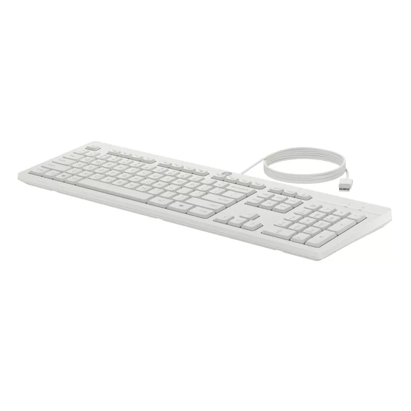 HP 225 G2 USB Wired mysz klawiatura Combo, Copilot Key - Cashmere biały - ESTONIAN
