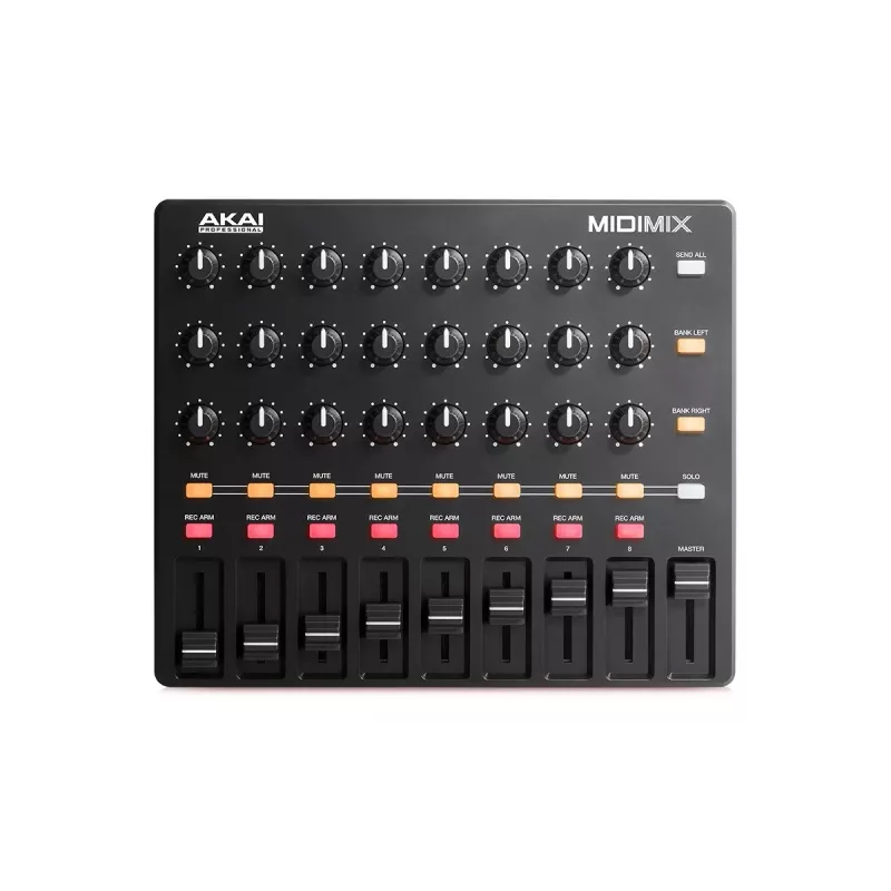 MIDI Controller Akai MidiMix 3 kanały Czarny Czerwony