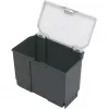 Pojemnik do przechowywania Bosch SystemBox prostokątny polipropylen 176×105×133 mm Czarny/Szary