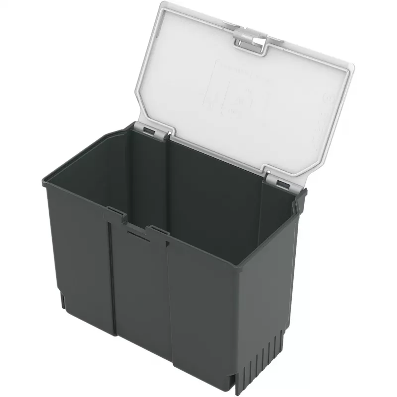 Pojemnik do przechowywania Bosch SystemBox prostokątny polipropylen 176×105×133 mm Czarny/Szary