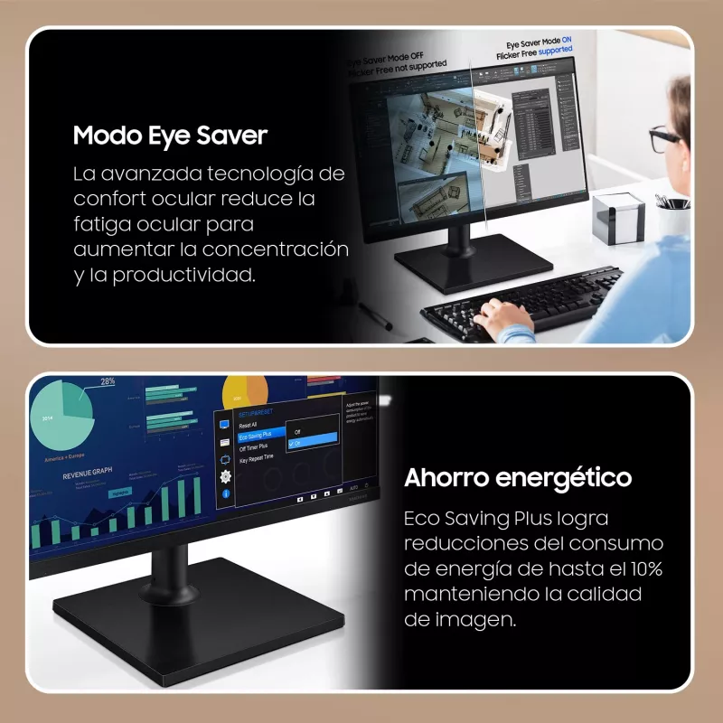 Monitor komputerowy Samsung S27D304GAU 68,6 cm (27 cali) 1920 x 1080 pikseli Full HD LED czarny