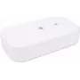 Manhattan UV Phone Sanitizer, zintegrowane diody UV do eliminacji zarazków, wirusów i bakterii, szybki cykl czyszczenia 1-minutowy lub 5-minutowy, automatyczne wyłączanie światła UV po otwarciu, biały, trzyletnia gwarancja