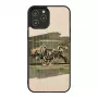 Etui na telefon Man and Wood do iPhone 12 / 12 Pro — wzór białego byka