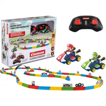 CARRERA RC table race Mario zestaw 370430015 – 2,4 GHz stołowe RC Mario & Luigi