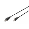 Kabel połączeniowy USB Assmann, typ A - B M/M, 1,8 m, USB 2.0, UL, czarny (AK-300102-018-S)