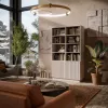 Szafka Cama Meble LIVERTI regał na książki 100×420×1705 mm kaszmir