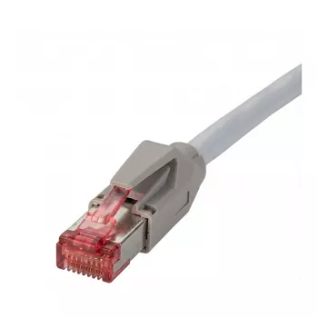 Datwyler DATWYLER - kabel krosowy - RJ-45 (M) - RJ-45 (M) - 3 m - kabel SSTP - KAT. 6 - bezhalogenowy - szary (21.05.0030)