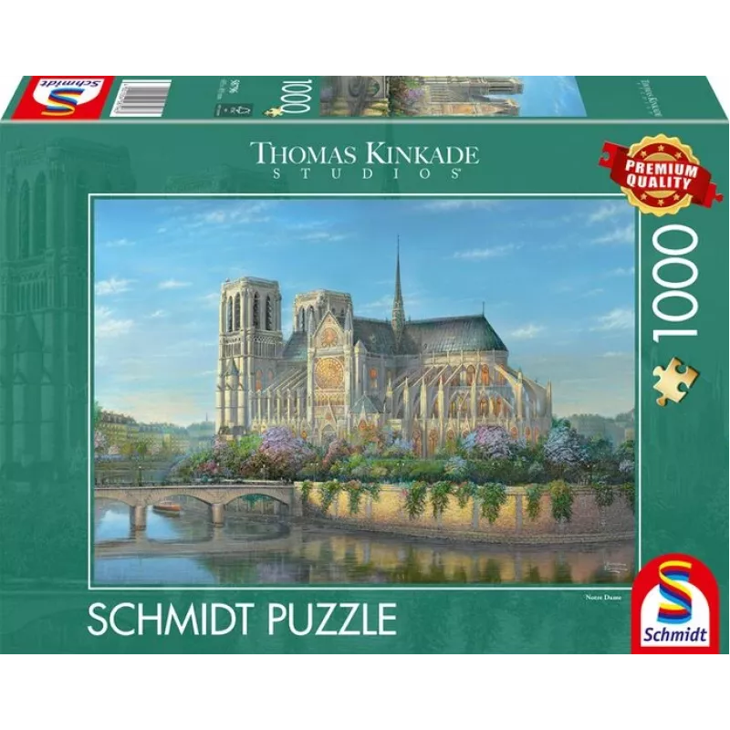 Thomas Kinkade Studios: Notre Dame, Puzzle 1000 elementów
