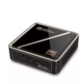Barebone mini PC Sapphire EDGE AI 370 4H020-02-40G z AMD Ryzen AI HX 9 370 i AMD Radeon 890M