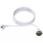 Kabel zasilający Bachmann 341.287 Biały 4 m