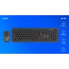 Zestaw klawiatura i mysz Savio KB-03 USB QWERTY US English Czarny do biura i domu