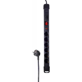 Jednostka dystrybucji zasilania PDU ShiverPeaks BS09-20565 6 gniazd AC Czarny