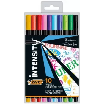 BIC Fineliners INTENSITY FINE BCL multicolor, zestaw 10 kolorów CEL1011727