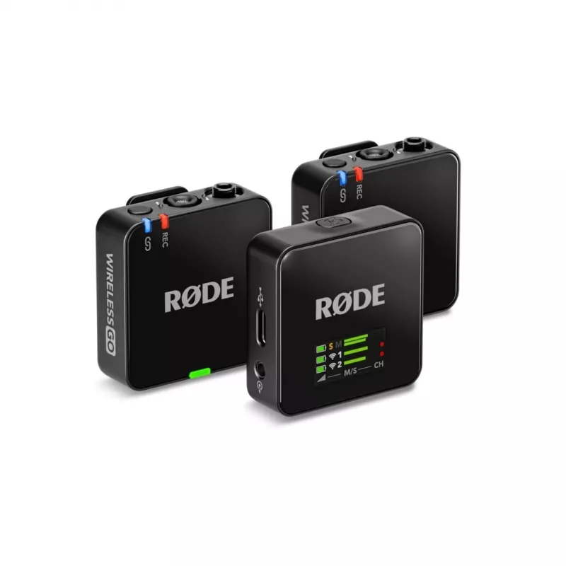 Rode Wireless Go III 3. generacji kompaktowy bezprzewodowy system mikrofonowy, czarny