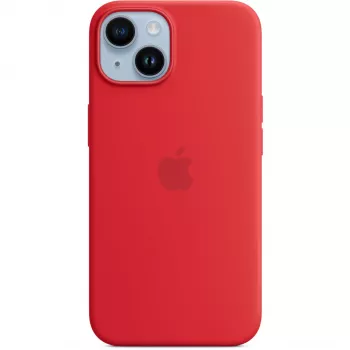 Apple iPhone 14 Silicone Case with MagSafe, (PRODUCT)Czerwony