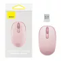 Bezprzewodowa mysz Baseus F01B Tri-mode 2.4G BT5.0 1600 DPI (różowa)