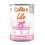 Mokra karma dla psów Calibra Puppy & Junior Chicken with Rice 400 g — pełnoporcjowa karma na okres wzrostu dla szczeniąt, wilgotność 78%, białko 9,5%, tłuszcz 7%
