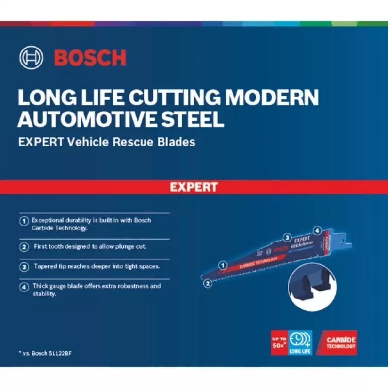 Bosch Expert 2608900379 Brzeszczot do piły szablastej stal wysokowęglowa (HCS) 10 szt.