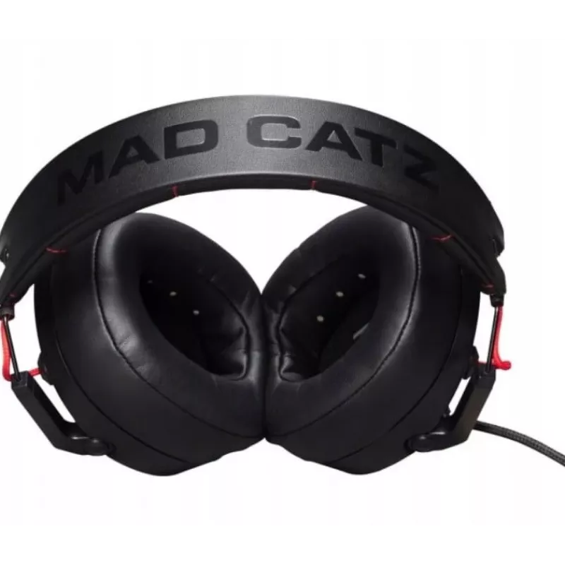 Zestaw słuchawkowy mad-catz P.I.L.O.T. 3 — przewodowy dwuuszny zestaw słuchawkowy do gier, 3,5 mm, przetworniki 50 mm, czułość 105 dB, czarny