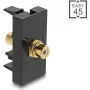 Adapter sprzęgający DELOCK Cinch (RCA), żeński-żeński, pozłacany – model 90956